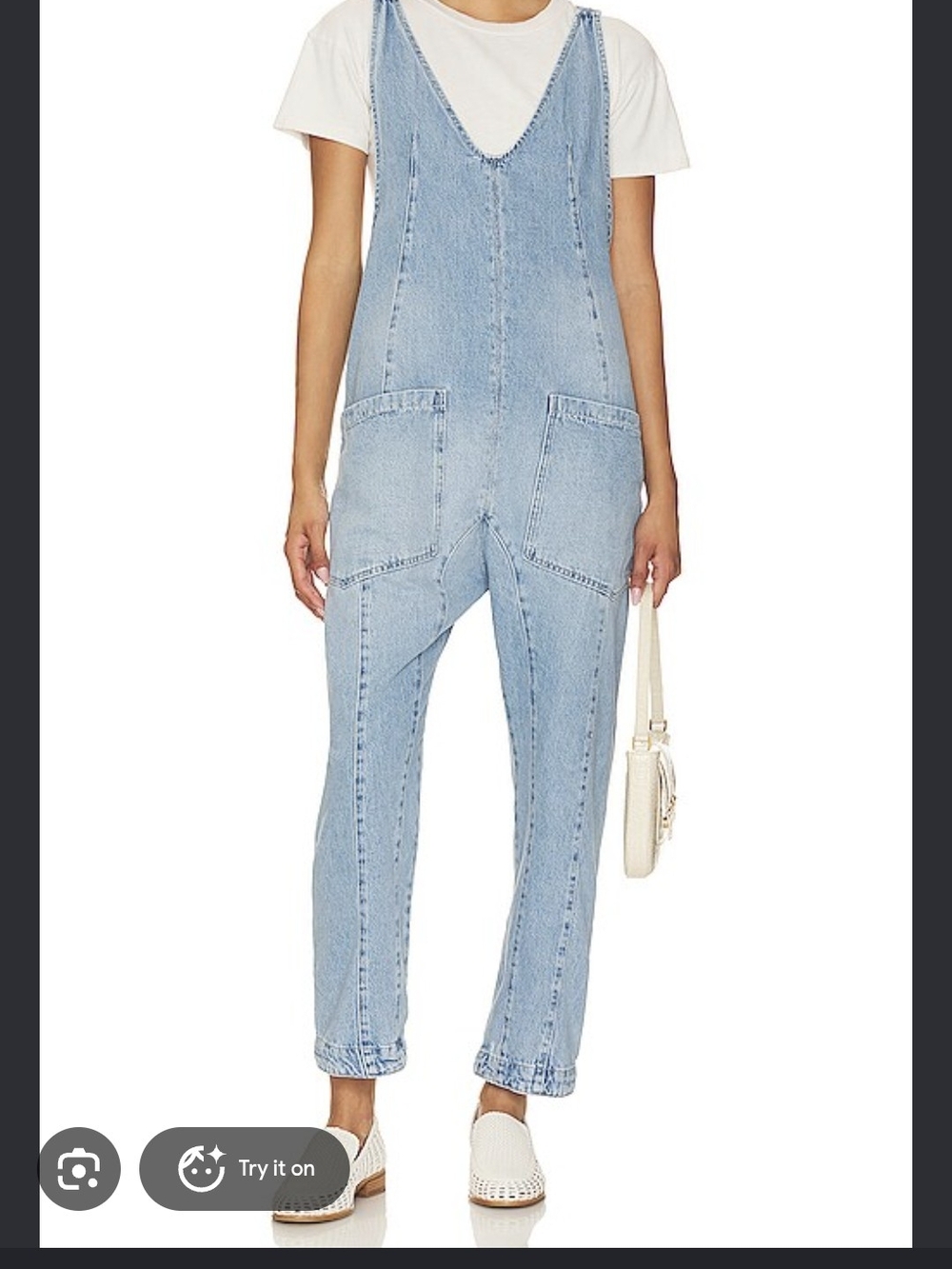 Free People High Roller Overalls